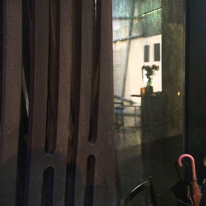 indoors from outdoors