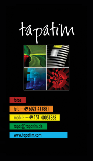 taps Visitenkarten Vertikal